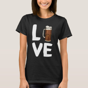 Kostümwurzelbär für Bierliebhaber Rootbeer-LIEBE T-Shirt