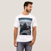 Kot auf dem Mond T-Shirt (Vorne ganz)