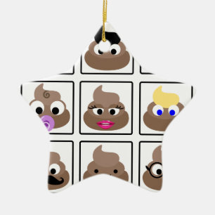 Kot viele Gesichter Keramik Ornament