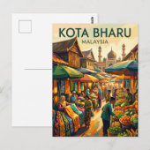 Kota Bharu Malaysia Postkarte (Vorne/Hinten)