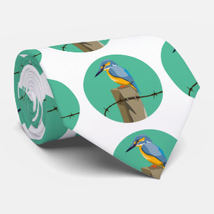 Kotare Kingfisher Bird Krawatte