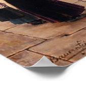 Kotel Painting von Gustav Bauernfein - Circa 1904 Poster (Ecke)