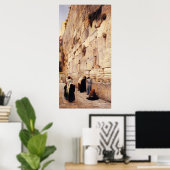 Kotel Painting von Gustav Bauernfein - Circa 1904 Poster (Heimbüro)
