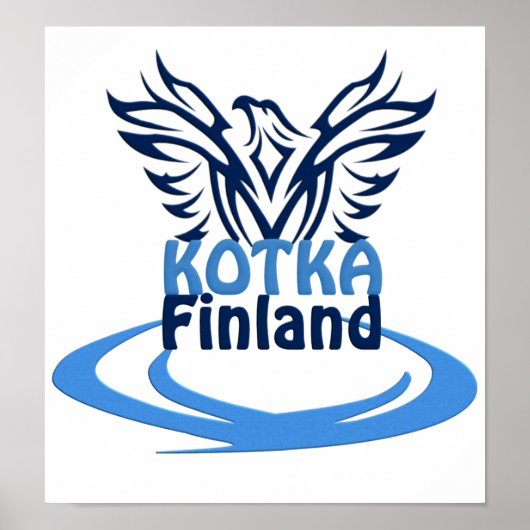 Kotka Finnland-Plakat Poster (Vorne)