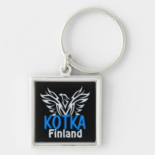 Kotka Finnland Premium Schlüsselkette Schlüsselanhänger