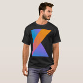 Kotlin Code Web Developer Front End Developer T-Shirt (Vorne ganz)