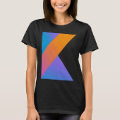 Kotlin Code Web Developer Front End Developer T-Shirt (Vorderseite)