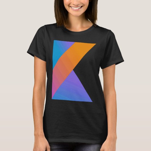 Kotlin Code Web Developer Front End Developer T-Shirt (Vorderseite)