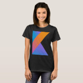 Kotlin Code Web Developer Front End Developer T-Shirt (Vorne ganz)
