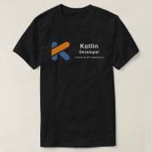 Kotlin-Entwickler  T-Shirt (Design vorne)
