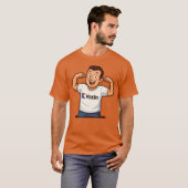 Kotlin Programmer Cartoon T-Shirt (Vorne ganz)