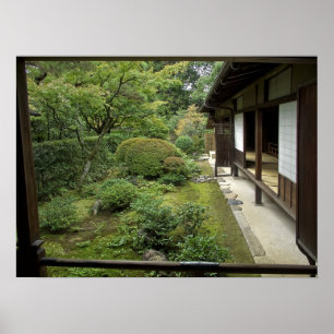 Koto-in Zen Temple Side Garden - Kyoto Japan Poster