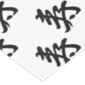 Kotobuki - Japanische Glückwünsche Tischdecke (Schrägansicht)