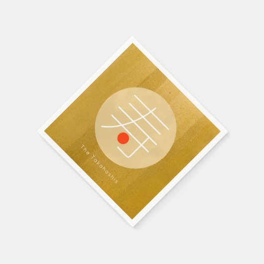 Kotobuki japanische Verleihung Papier Napkins Serviette (Ecke)