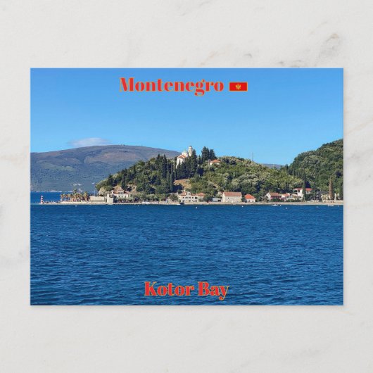 Kotor Bay in Montenegro Postkarte (Vorderseite)