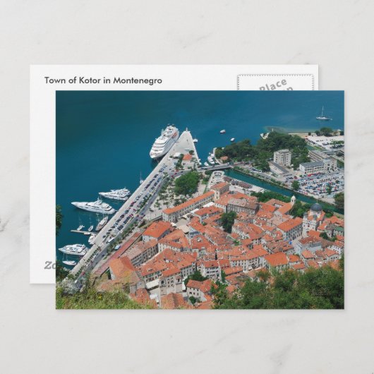 Kotor in Montenegro Postcard Postkarte (Vorne/Hinten)