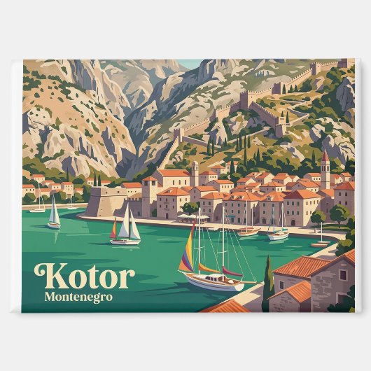 Kotor Montenegro Magnet (Vorderseite)