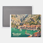 Kotor Montenegro Magnet (Vorderseite/Rückseite)