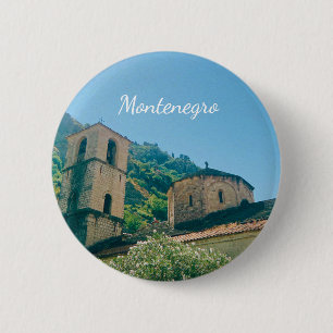 Kotor, Montenegro - Reiseandenken Button