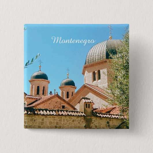 Kotor, Montenegro Reiseandenken Button (Vorderseite)