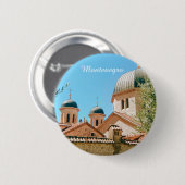 Kotor, Montenegro Reiseandenken Button (Vorne & Hinten)