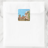Kotor, Montenegro Reiseandenken Quadratischer Aufkleber (Tasche)