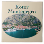 Kotor, Montenegro: Stari Grad Fliese (Vorderseite)