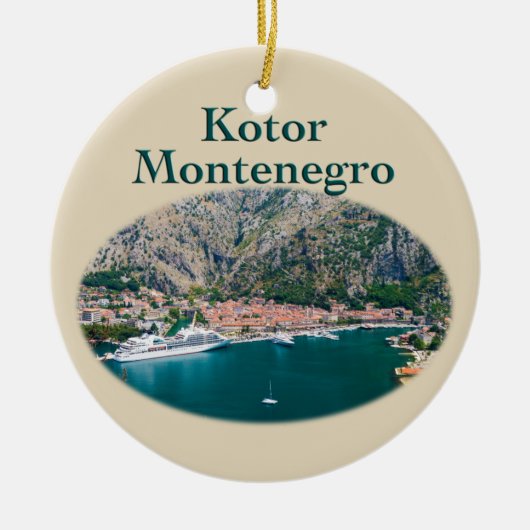 Kotor, Montenegro: Stari Grad Keramik Ornament (Vorne)