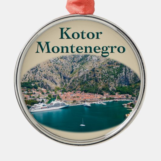 Kotor, Montenegro: Stari Grad Ornament Aus Metall (Vorne)
