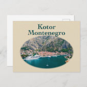 Kotor, Montenegro: Stari Grad Postkarte (Vorne/Hinten)