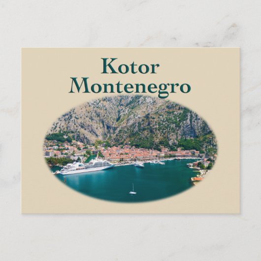 Kotor, Montenegro: Stari Grad Postkarte (Vorderseite)