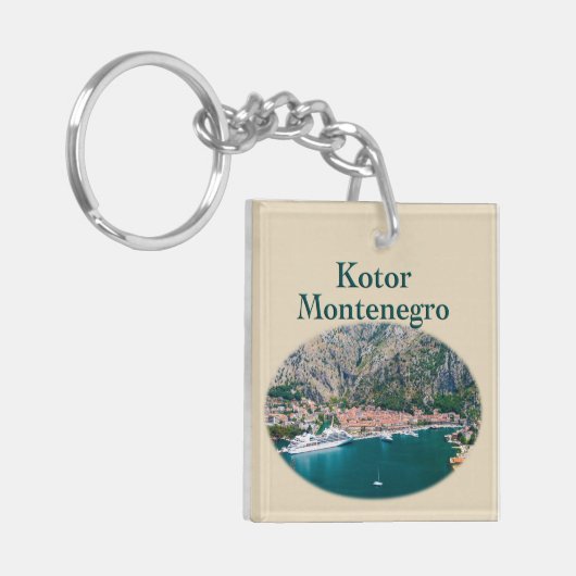 Kotor, Montenegro: Stari Grad Schlüsselanhänger (Vorderseite links)