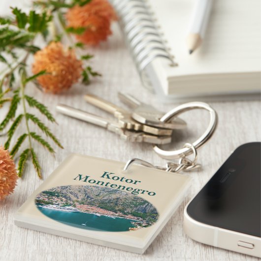 Kotor, Montenegro: Stari Grad Schlüsselanhänger (Vorderseite rechts)