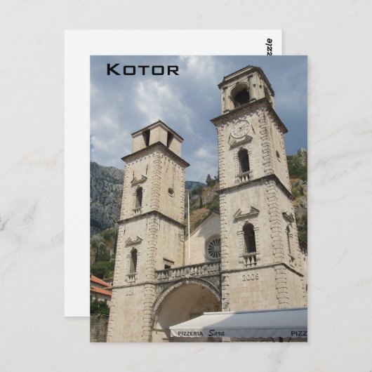 Kotor Postkarte (Vorne/Hinten)