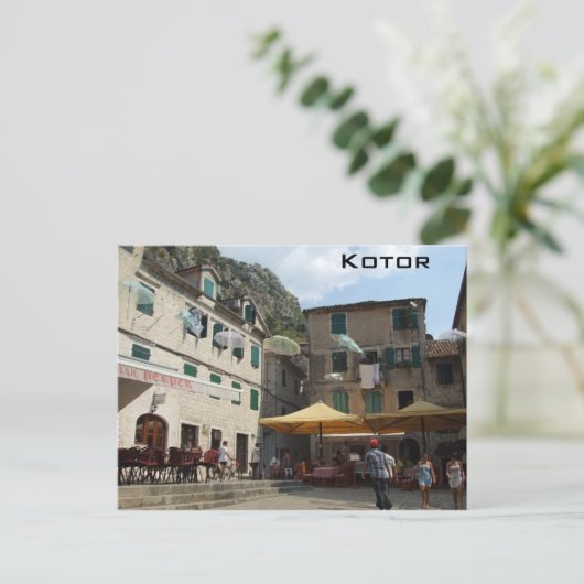 Kotor Postkarte (Stehend Vorderseite)