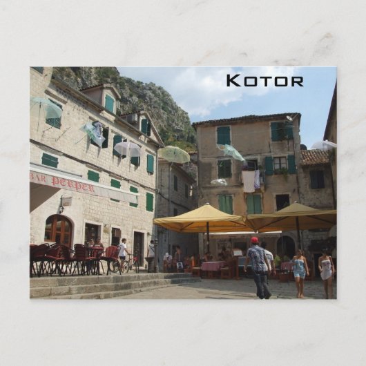 Kotor Postkarte (Vorderseite)