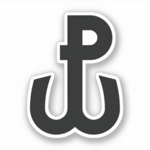Kotwica-Symbol Aufkleber