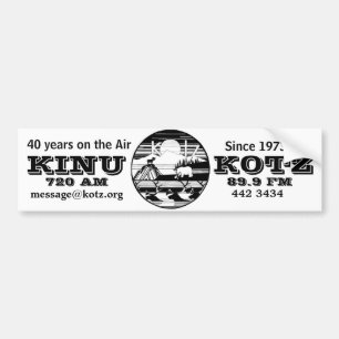 kotz Logo 40 Jahre auf Luft Autoaufkleber