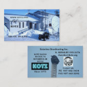 KOTZ RADIOkarten Visitenkarte (Vorne/Hinten)