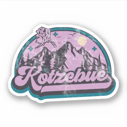 Kotzebue, Alaska Aufkleber (Vorderseite)