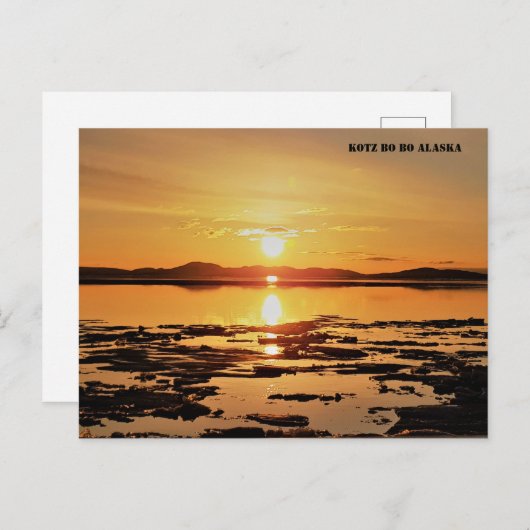 Kotzebue alaska postkarte (Vorne/Hinten)