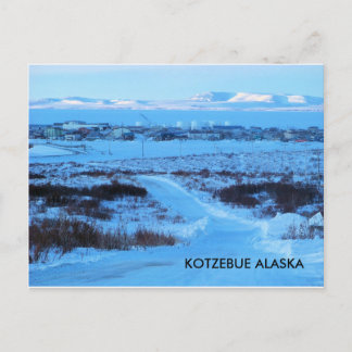 Kotzebue alaska postkarte