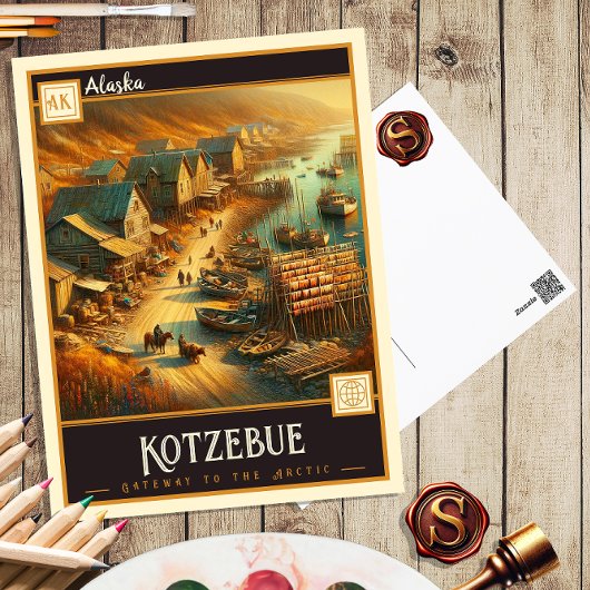Kotzebue, Alaska | Vintage Postkarte