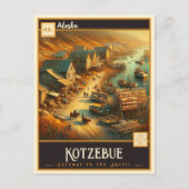 Kotzebue, Alaska | Vintage Postkarte (Vorderseite)