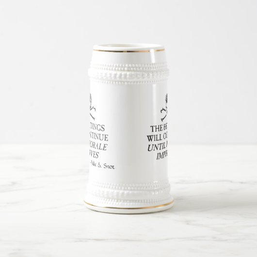 Kotzen Sie u. Snot, ", welches das Schlagen Bierglas (Mittel)