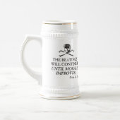 Kotzen Sie u. Snot, ", welches das Schlagen Bierglas (Links)