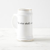 Kotzen Sie und Snot "er, der soll, soll so er, Bierglas (Vorderseite Links)