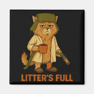 Kotzen voll lustige Katzenliebhaber Weihnachten Xm Magnet