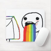Kotzende Regenbogen Mousepad (Mit Mouse)