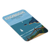 Kouchibouguac Nationalpark Kanada Vintage Kunst Magnet (Rechte Seite)
